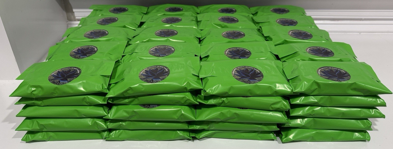 Magic The Gathering booster packs “Gathering The Magic Booster” Bags GREEN