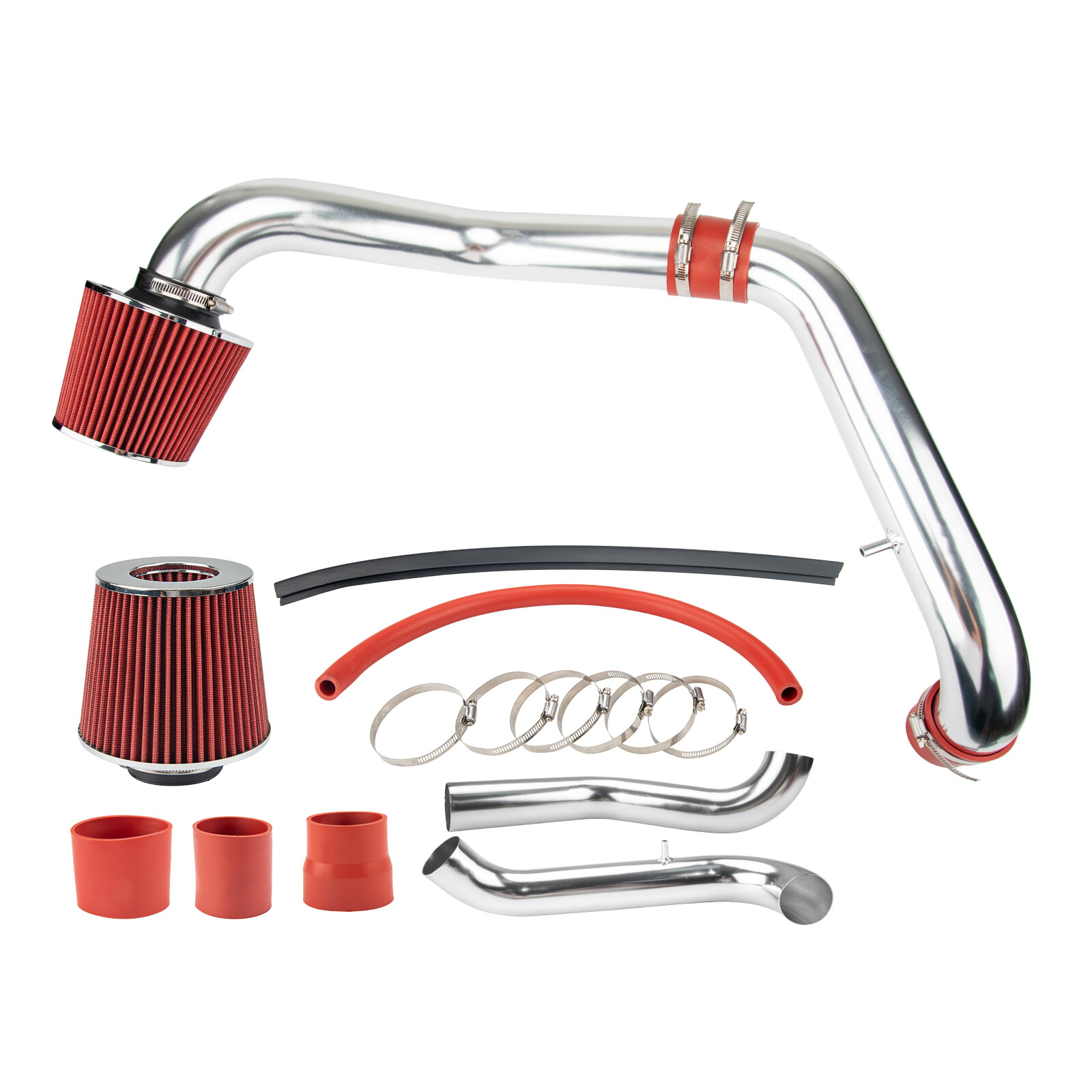 Cold Air Intake System + Red Filter For 1996-1999 2000 Honda Civic CX DX LX 1.6L