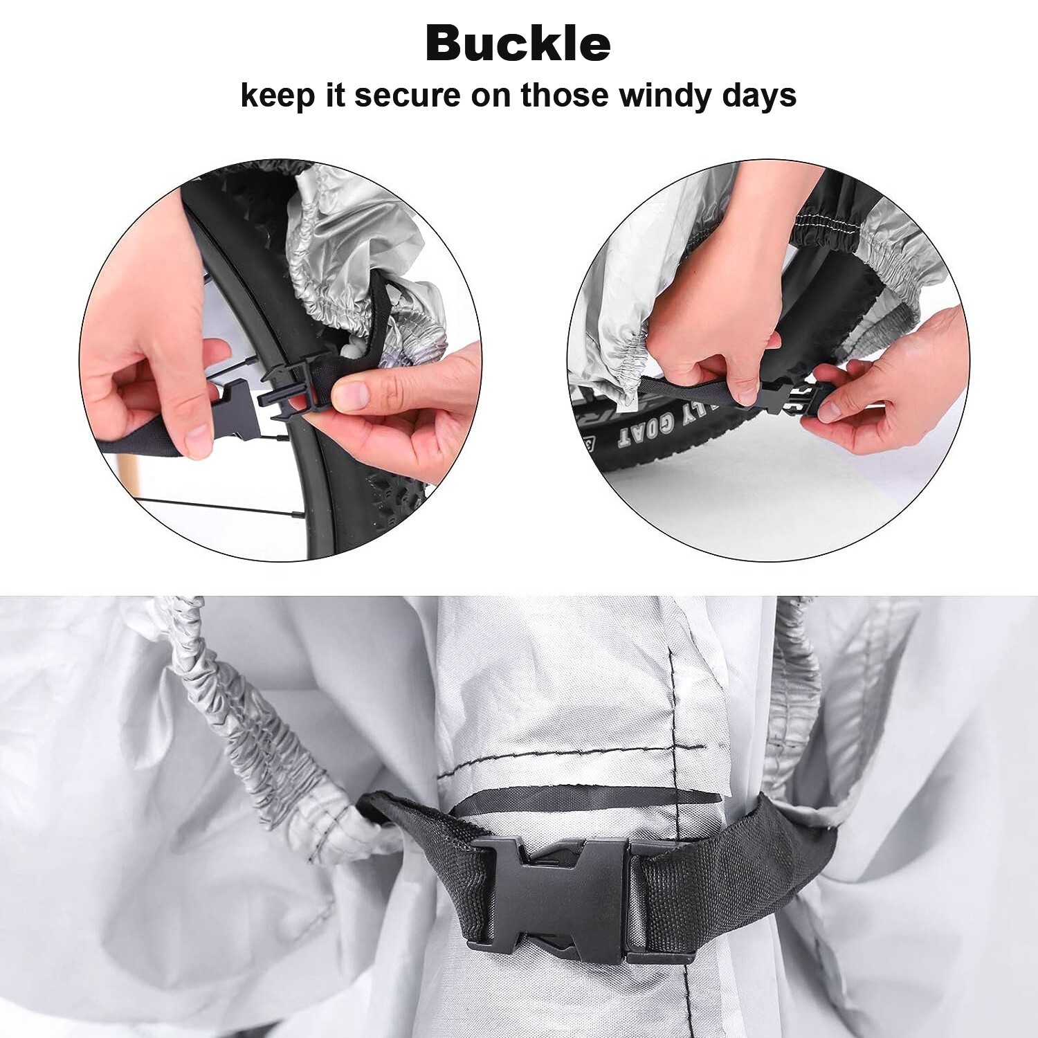 Heavy Duty Waterproof Bicycle Cover Bike Sun/Rain/Snow/Dustproof UV Protector US