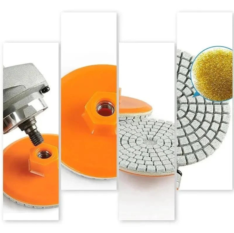 80mm Ceramic Tile Polishing Disc for Angle Grinder Stone Marble Edge Grinding