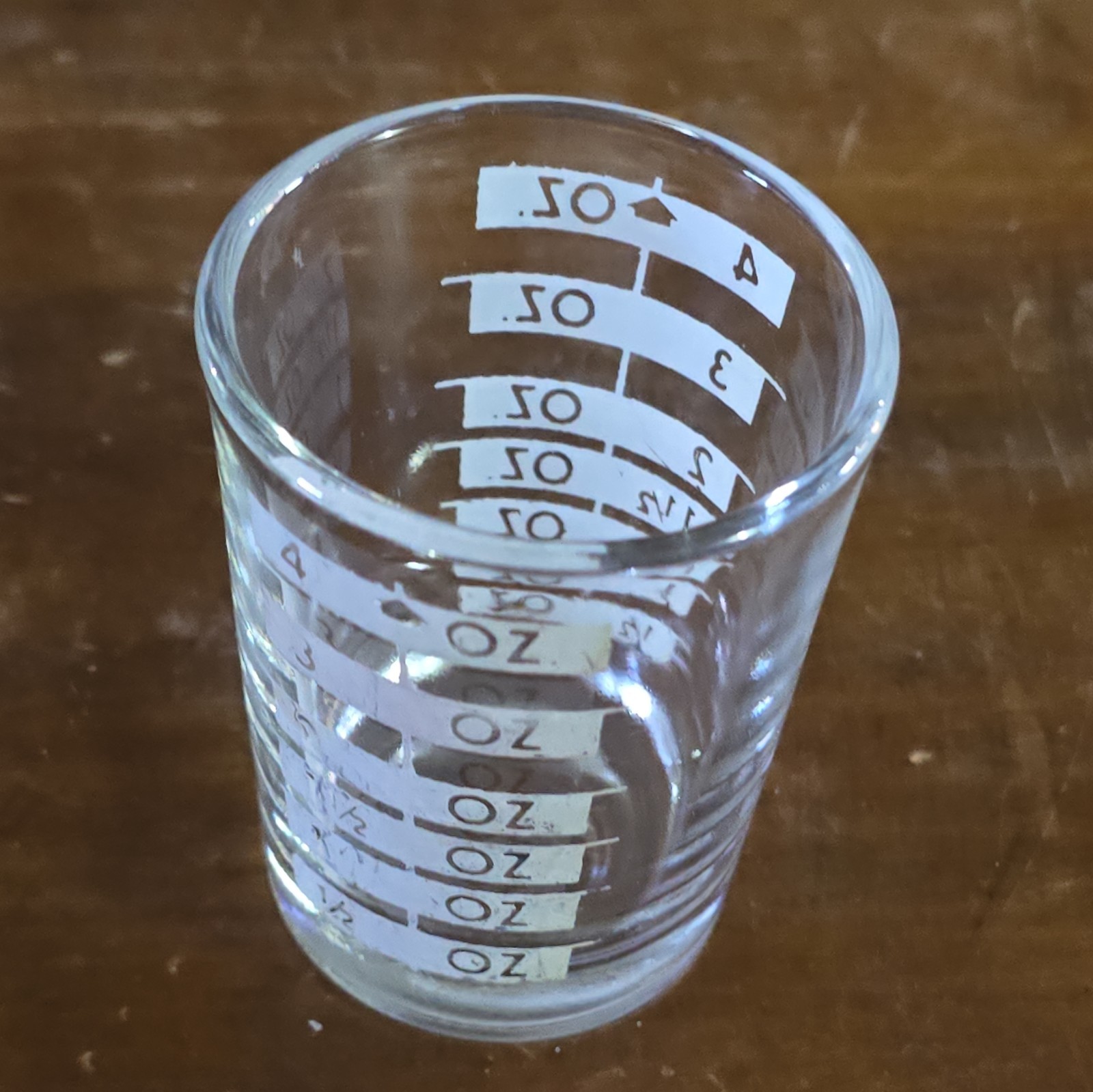 4 oz. Bar & Kitchen PROFESSIONAL MEASURING GLASS Tempered Jigger Shot Multi Tool