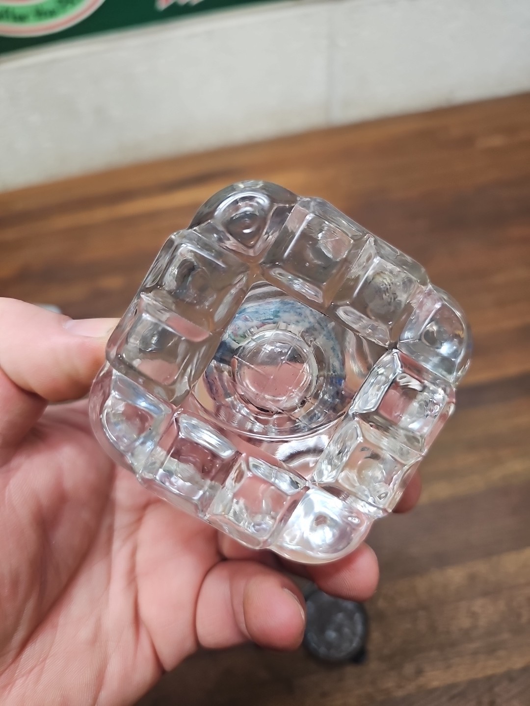 B34- Antique Victorian Cast Iron Double Inkstand with Inkwells incomplete 1800s