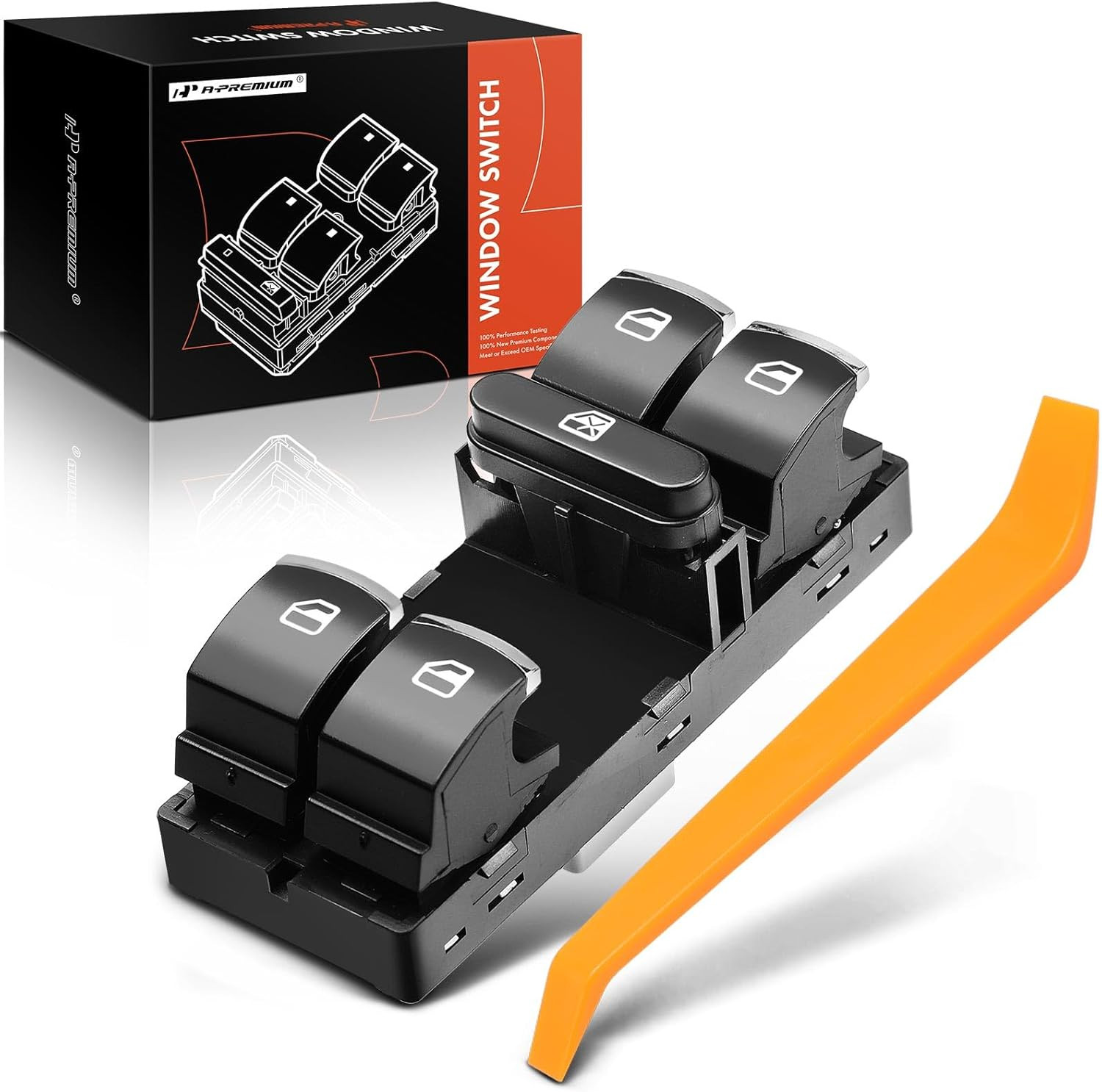 Master Power Window Switch Compatible with Volkswagen Jetta 2011-2016, Golf 2010