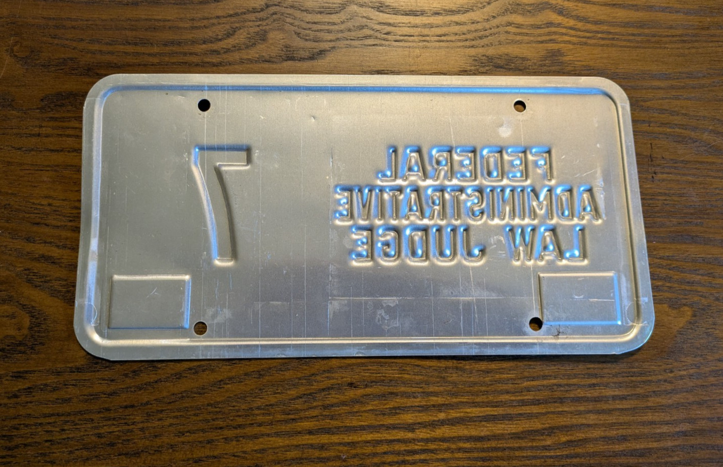 Used - South Carolina Federal Judge License Plate - SC