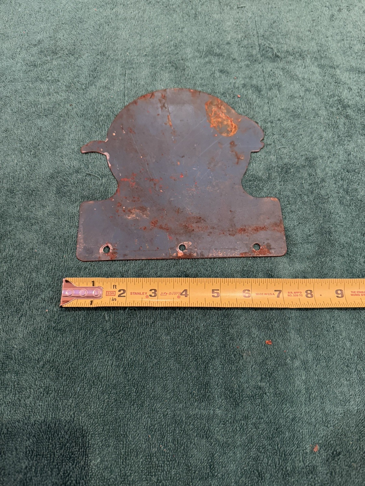 WWII Grumman License Plate Topper Homefront RARE LET'S GET EM FLYIN !!