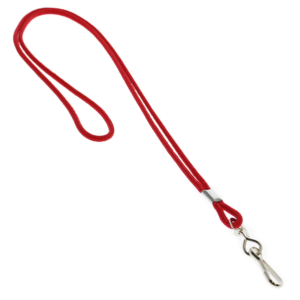 10 Premium Round ID Badge Neck Lanyards for Card Holders & Name Tags -J Hook 36"