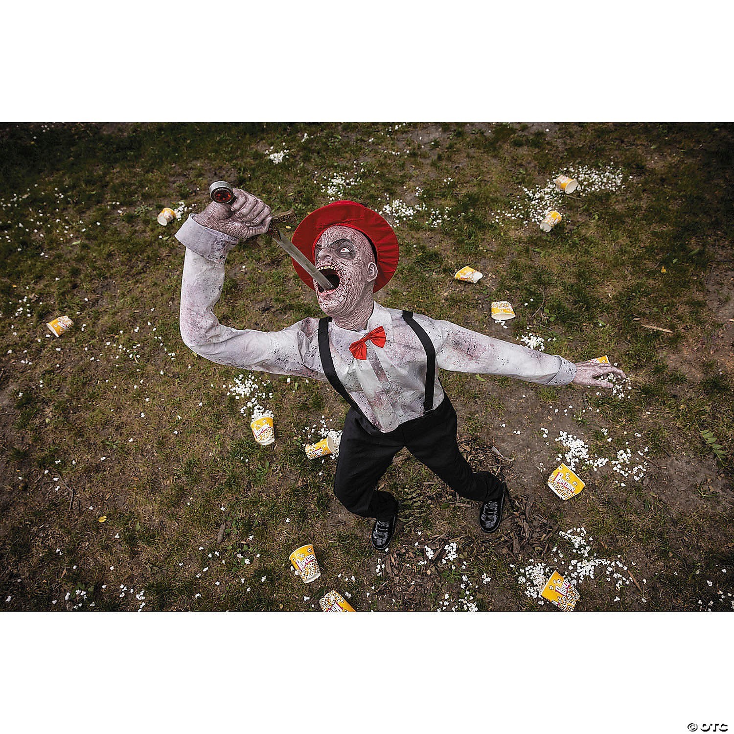 Life Size 72" Animated Sword Swallower Freak Show Halloween Animatronic Prop