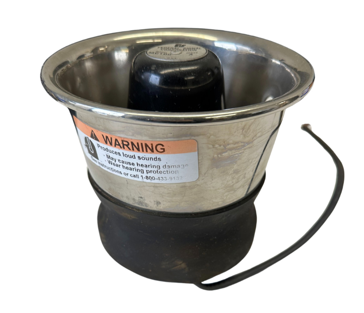 Federal Signal MC100 Siren Speaker Harley Davidson 100 WATT Police Motorcycle