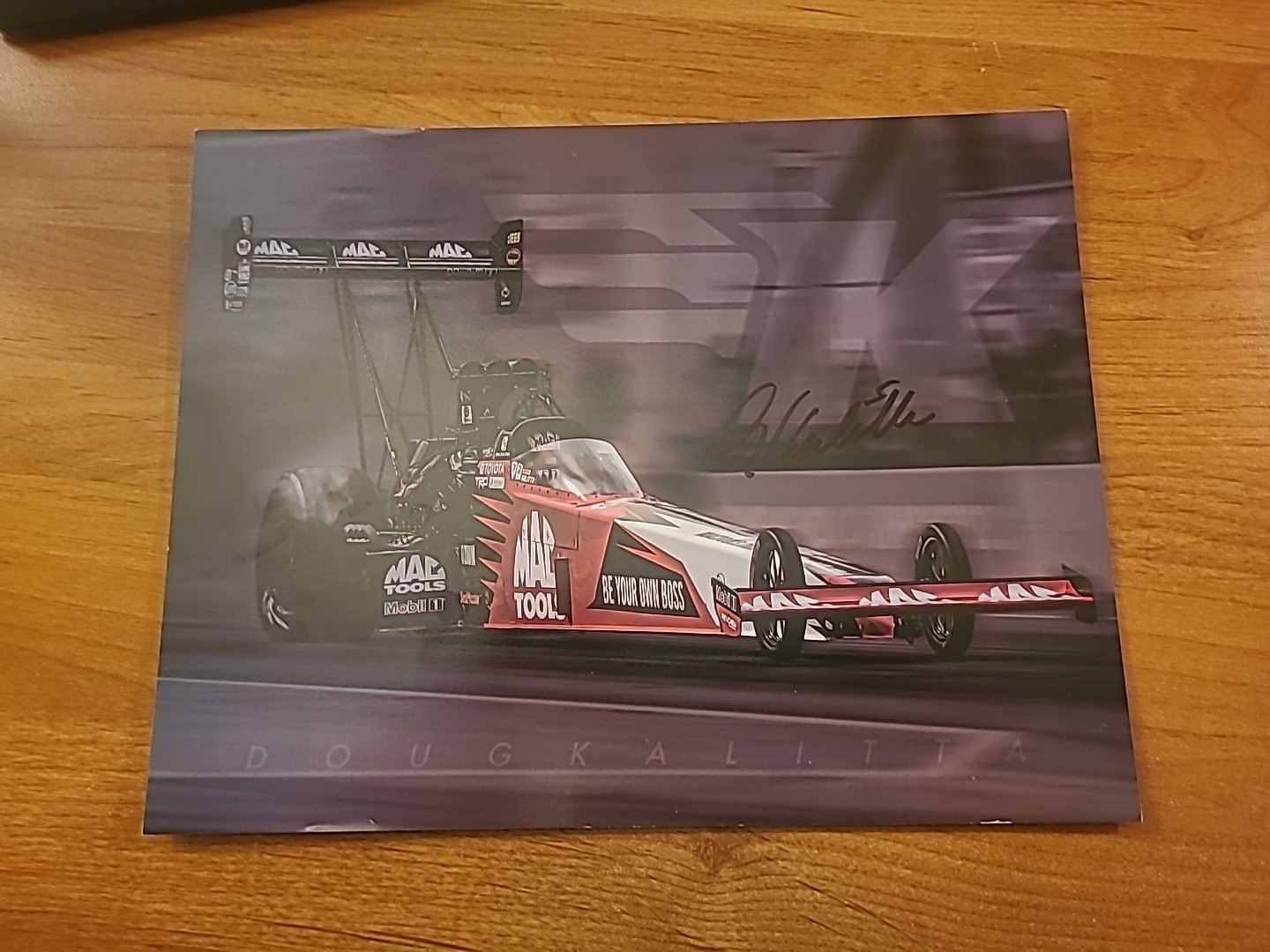 2021 Doug Kalitta NHRA Hero Card Autographed Signed