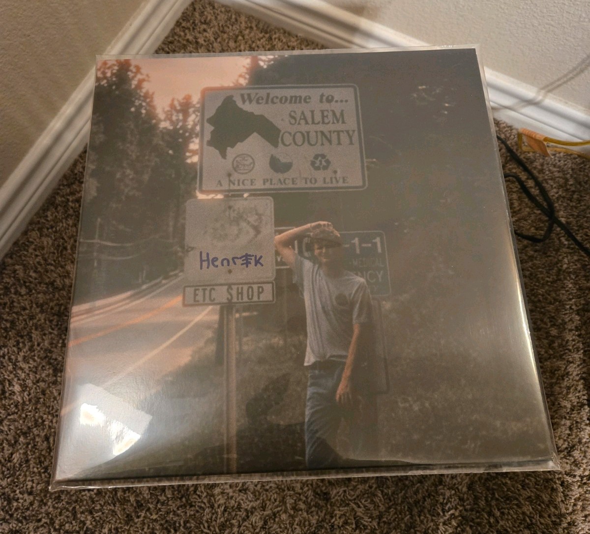 HENRIK SIGNED NORTH MAIN STREET VINYL RECORD WITH JSA COA