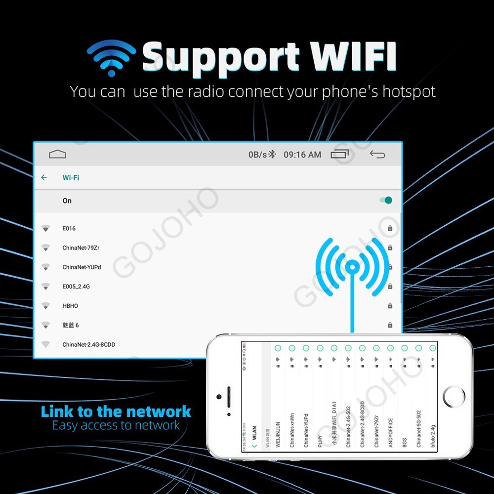 64G Apple Carplay For Toyota CHR 2016-2019 Android 13 Car Stereo Radio Navi Wifi