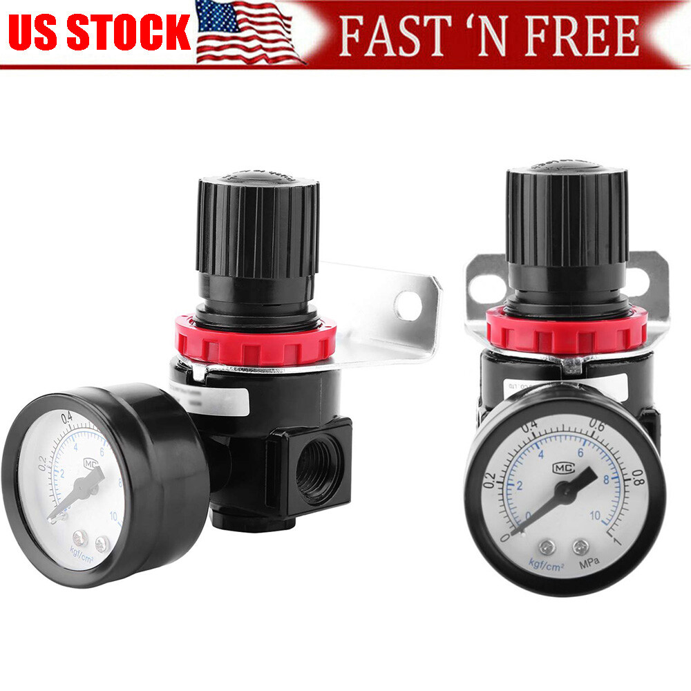 AIR IN LINE COMPRESSOR PRESSURE REGULATOR MINI SERIES, 1/4" NPT USA ##