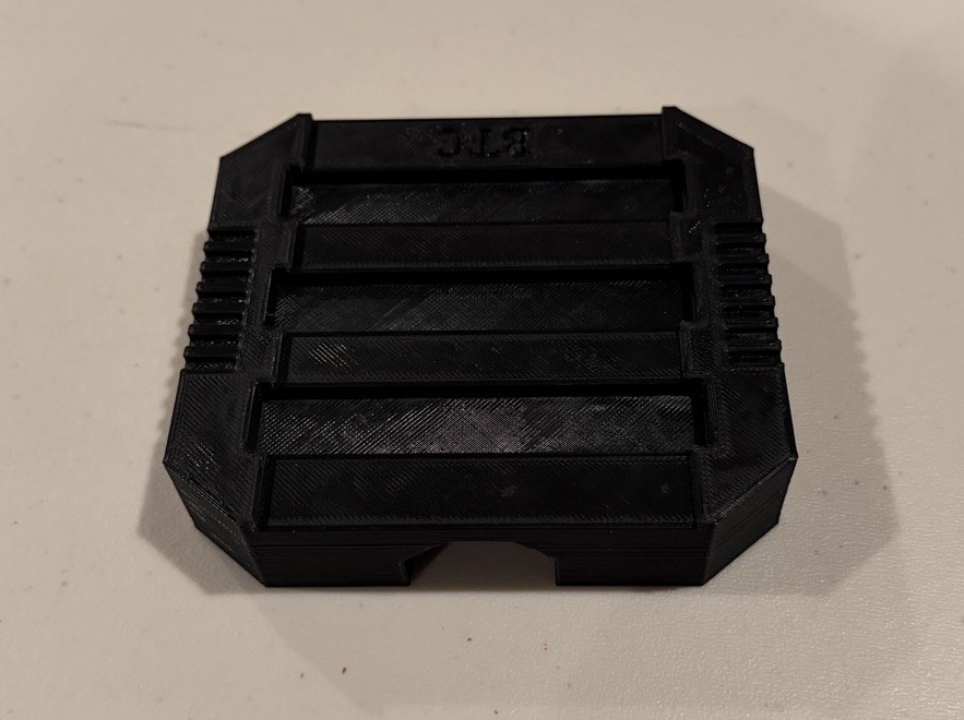 3-Slot Stand for NerdMiner V2 or NMminer – 3D Printed Tray Display Rack