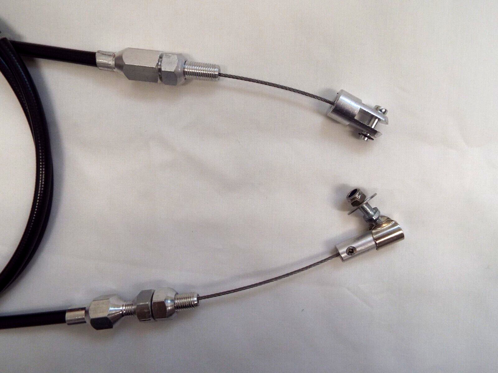 6ft long 72in Universal Throttle Cable Replacement Black Rubber Car Truck