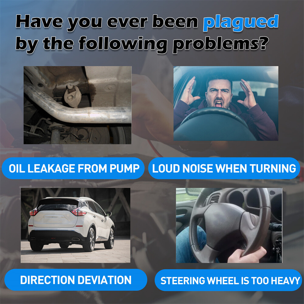 Fit For 1997-2005 Ford F-150 Pickup 4.2L 4.6L 5.4L Power Steering Pump W/Pulley