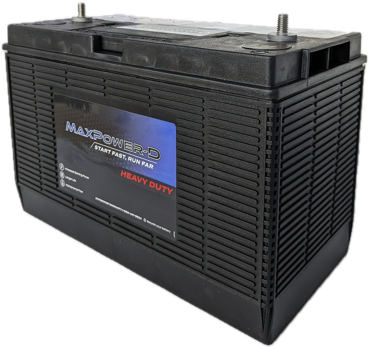 Maxpower-D 1131MF 12V 950 CCA Maintenance-Free Heavy-Duty Battery (Group 31)