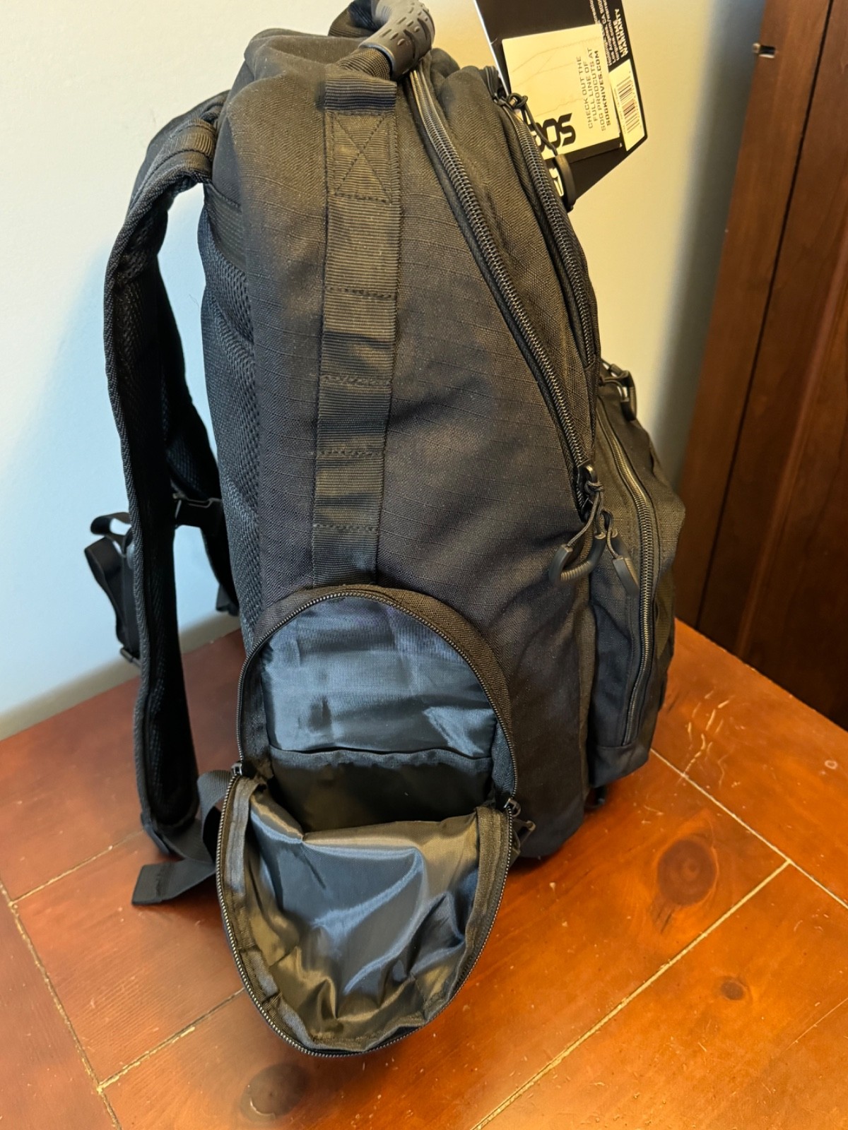 SOG Heavy Duty 3 Pistol Range Tactical Backpack W/3 Gun Cases Brand New w/ Tags