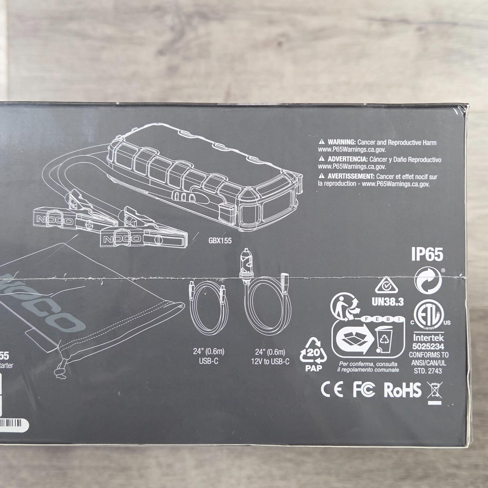 NOCO Boost X GBX155 - 4250A 12V UltraSafe Portable Lithium Battery Jump Starter