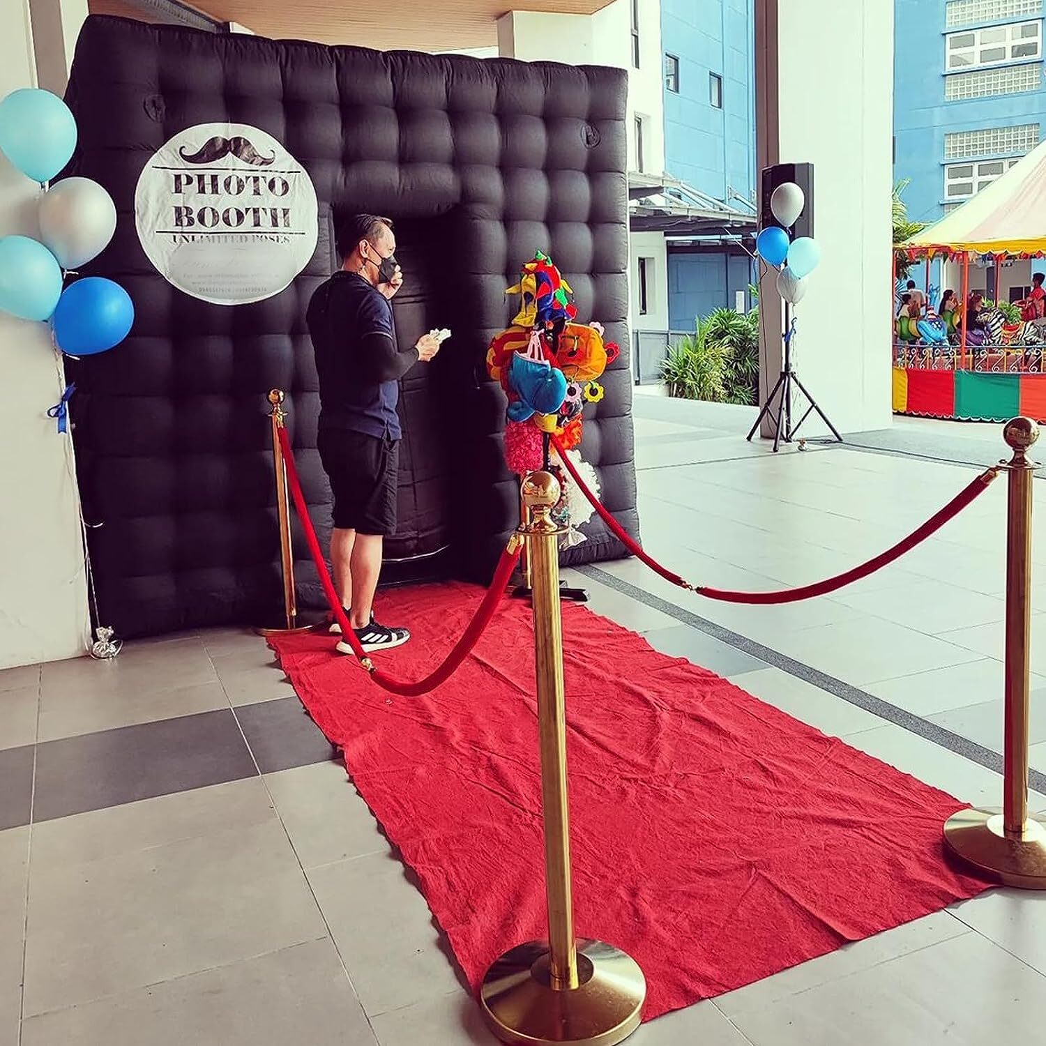 Inflatable Photo Booth Portable Enclosure Tent for Weddings Parties Events Shows