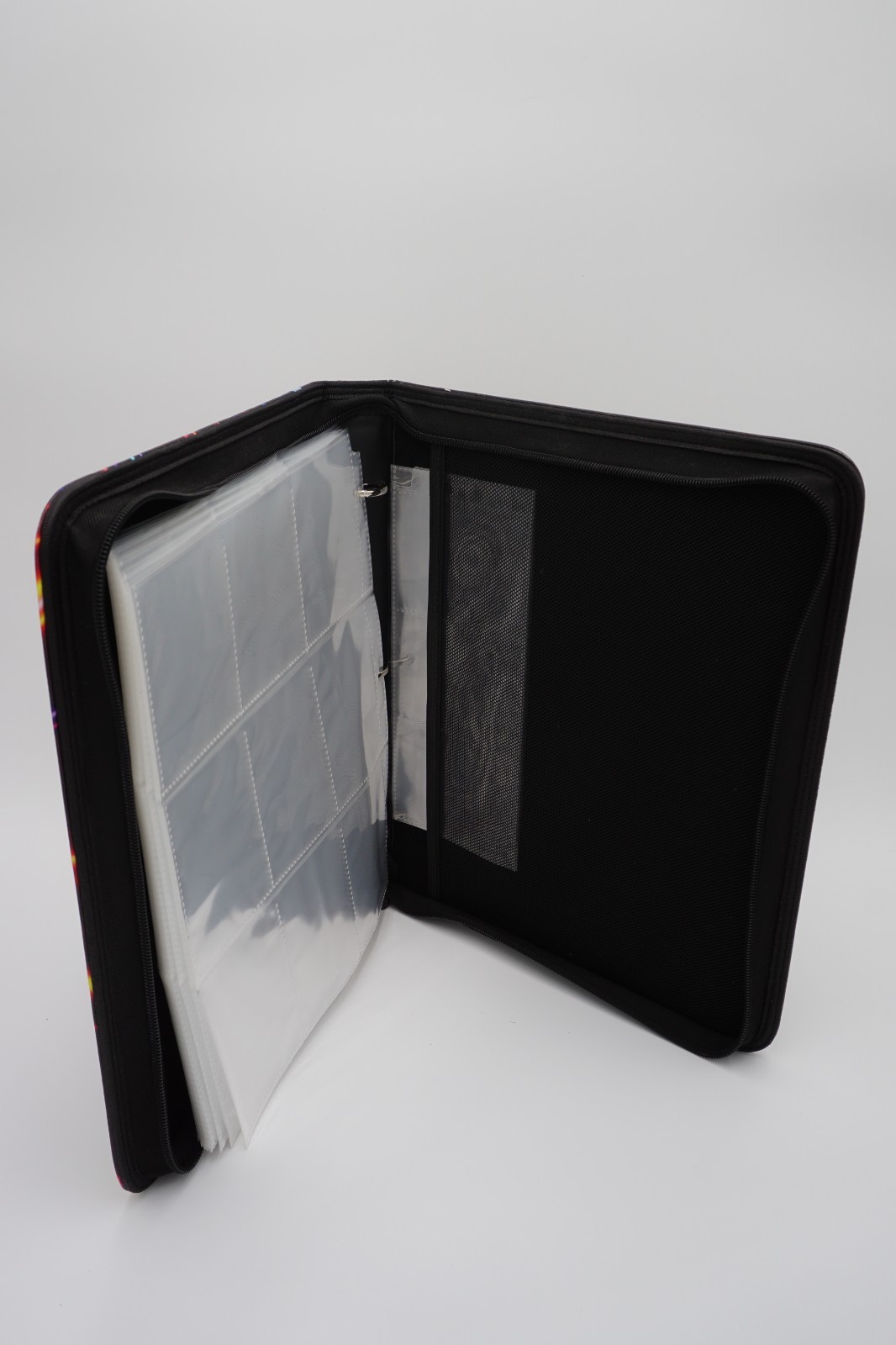 Baseball Card Binder album-new-900 cards-faux leather-net pocket on inside