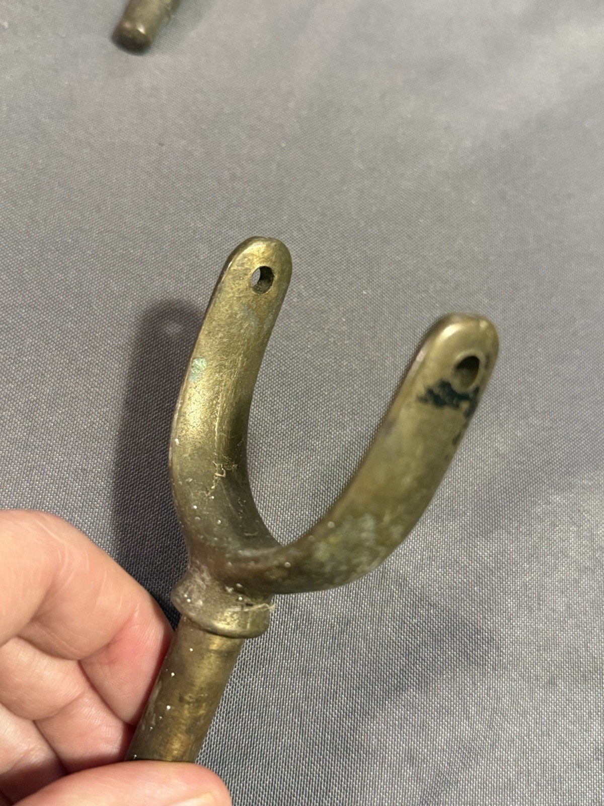 Antique Bronze Nautical Salvage Lot Oar Oarlocks Rowlocks Cleat