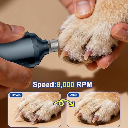 Upgraded Silent Groom Pro Nail Grinder Heusom Silent Grind Pro for Dogs Nail NEW