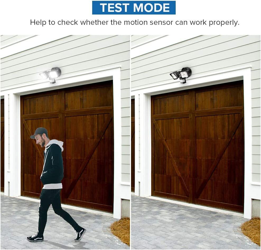 3400lm LED Motion Sensor Light 30W Security Light Spotlight Backyard Safe Guard