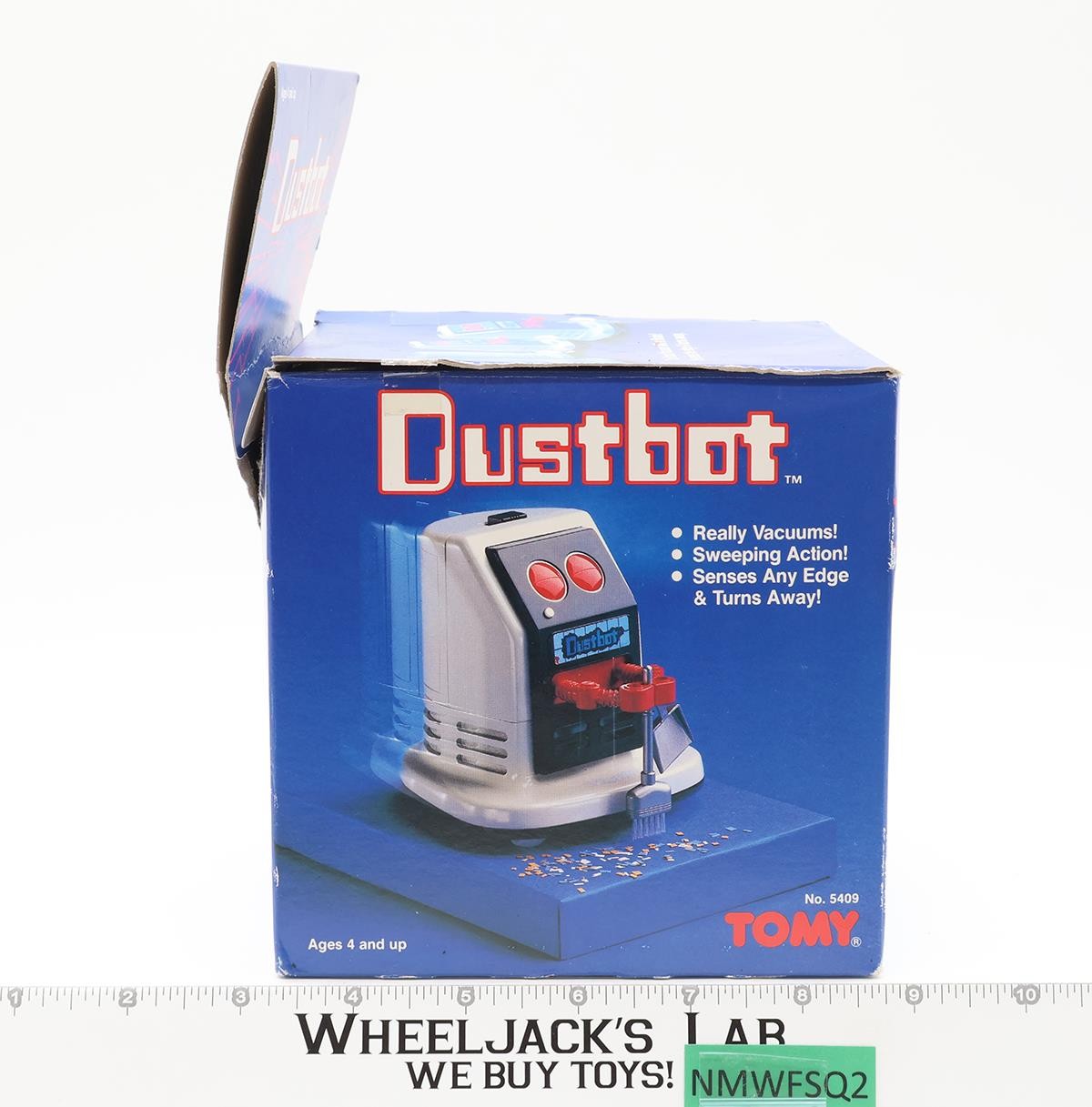 Dustbot Robot #5409 Complete WORKS 1985 Tomy Vintage Robot With Box