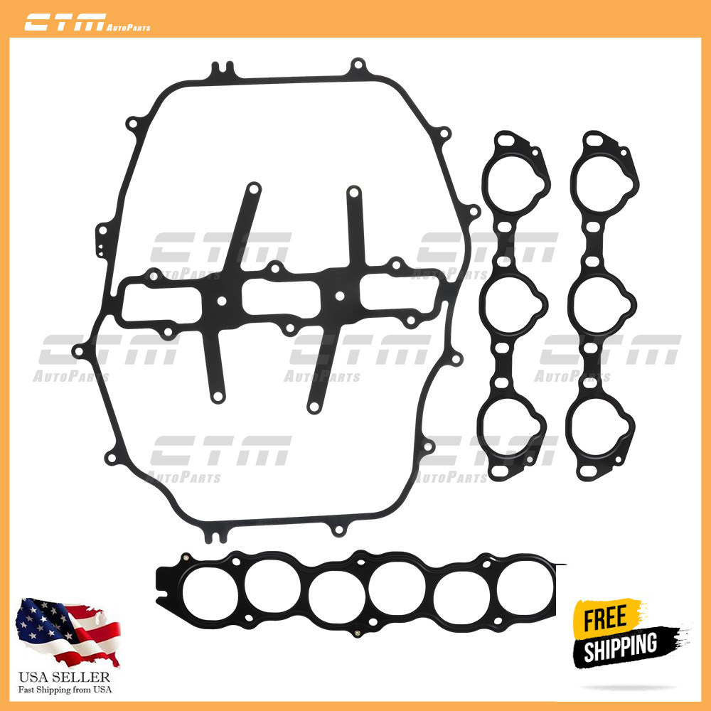 Intake Manifold Gasket Set Fits 03-08 Infiniti Nissan 350Z FX35 3.5L V6 DOHC 24v