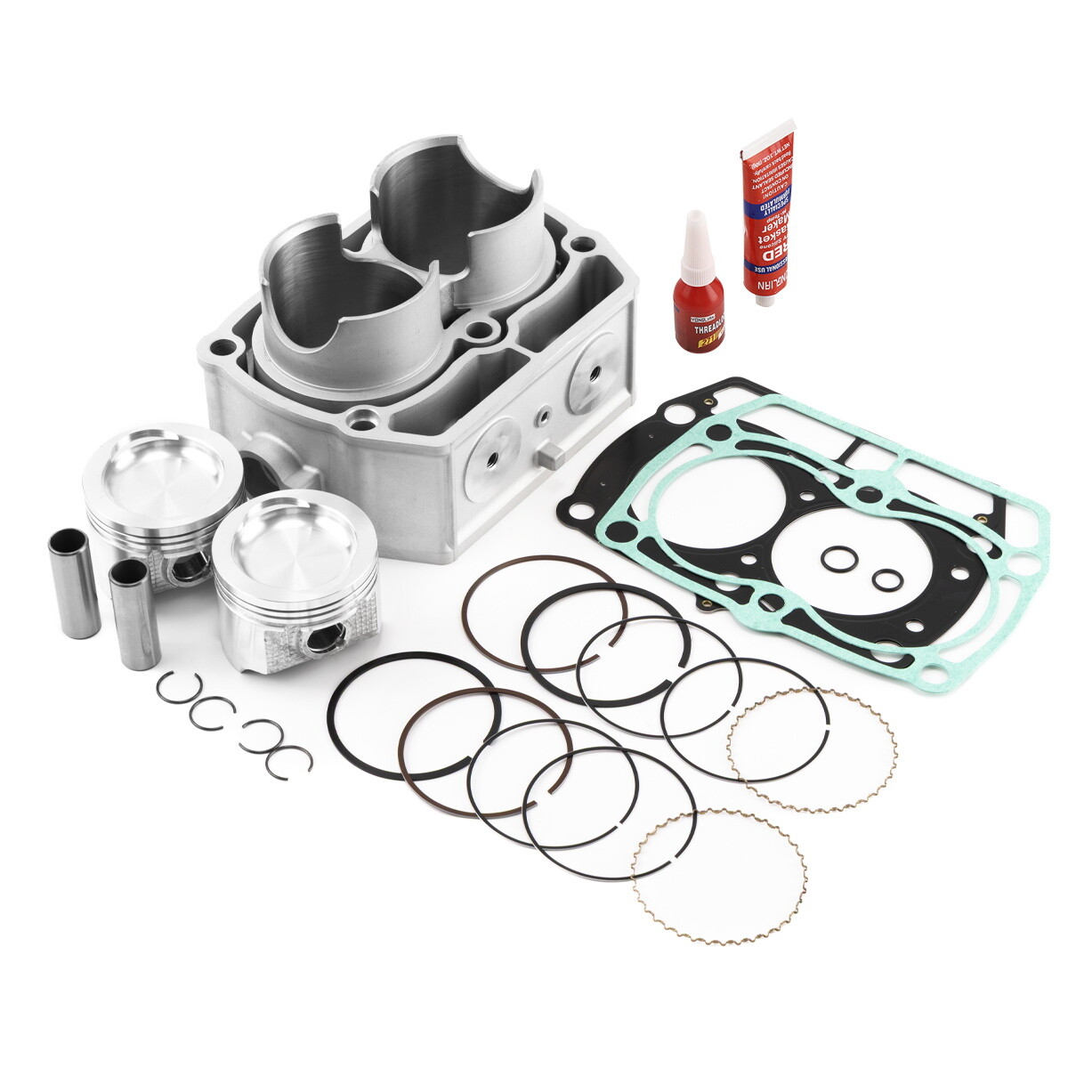 Top End Rebuild Kit Cylinder Gasket Piston For Polaris Sportsman 700 2002-2007