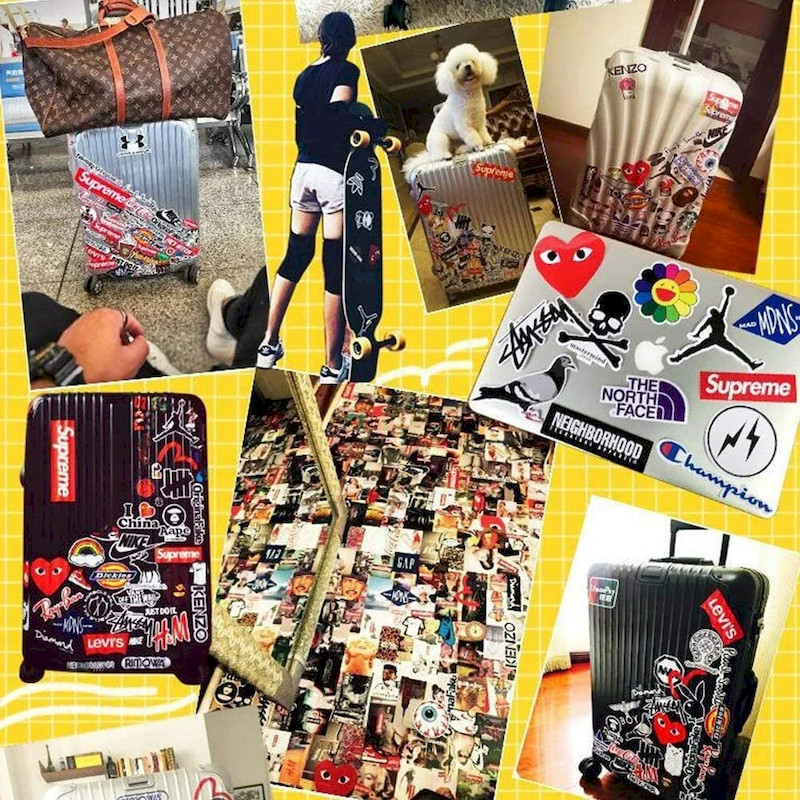 NEW 100 Skateboard Stickers Bomb Vinyl Laptop Luggage Decals Dope Sticker Lot US