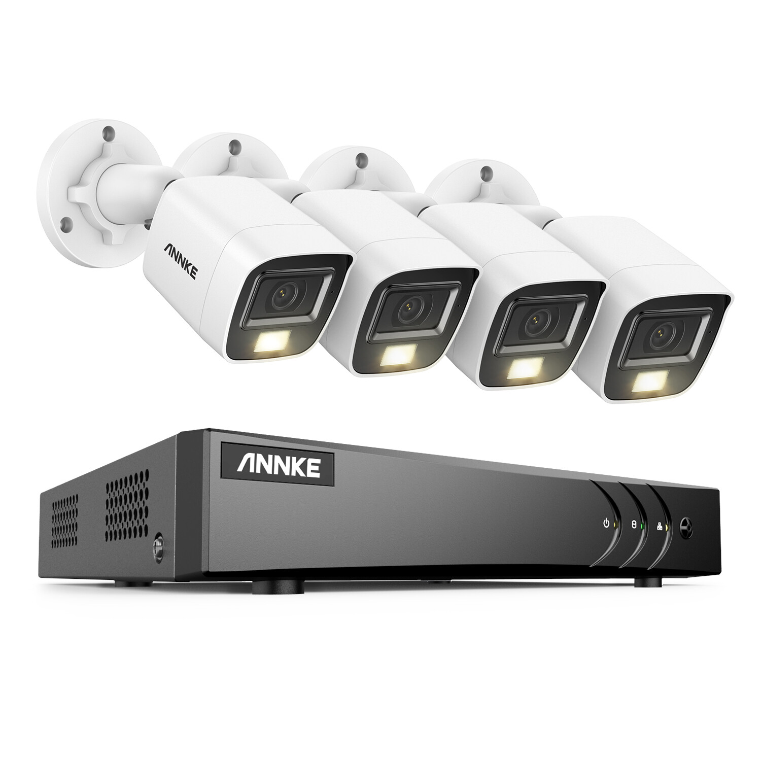 ANNKE 8CH 16CH DVR 5MP Audio Security Camera System Outdoor Color Night Vision
