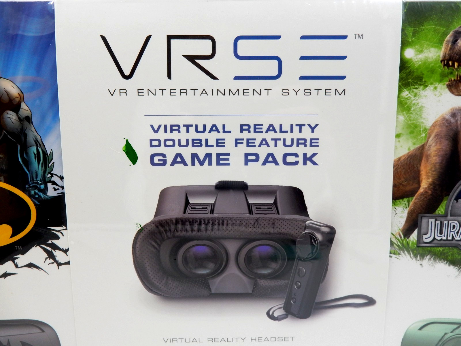 VRSE VR ENTERTAINMENT SYSTEM VIRTUAL REALITY GAME PACK - BATMAN & JURASSIC WORLD