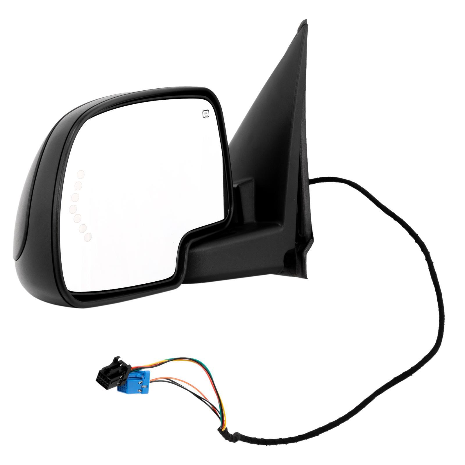 Pair Side View Mirrors Power Heated Arrow Turn Signal For 03-06 GMC Sierra 1500