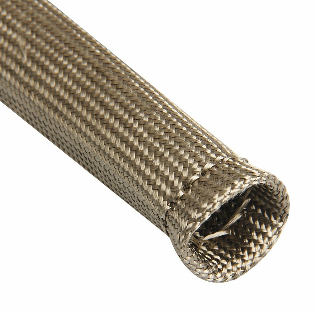 8PCS 2500°F TITANIUM SPARK PLUG WIRE BOOTS HEAT SHIELD PROTECTOR SLEEVE SBC BBC