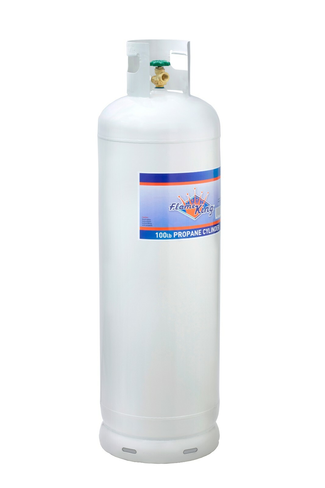 100 LB Pound Steel Propane Tank LPG Refillable Cylinder with POL Valve NEW