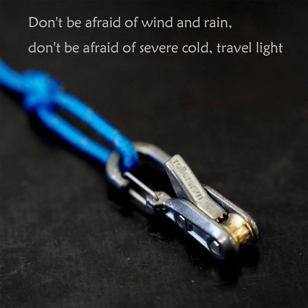 Outdoor Tensioner with Rope Roller Paracord–Cinching Tool for Camping, Hiking CW