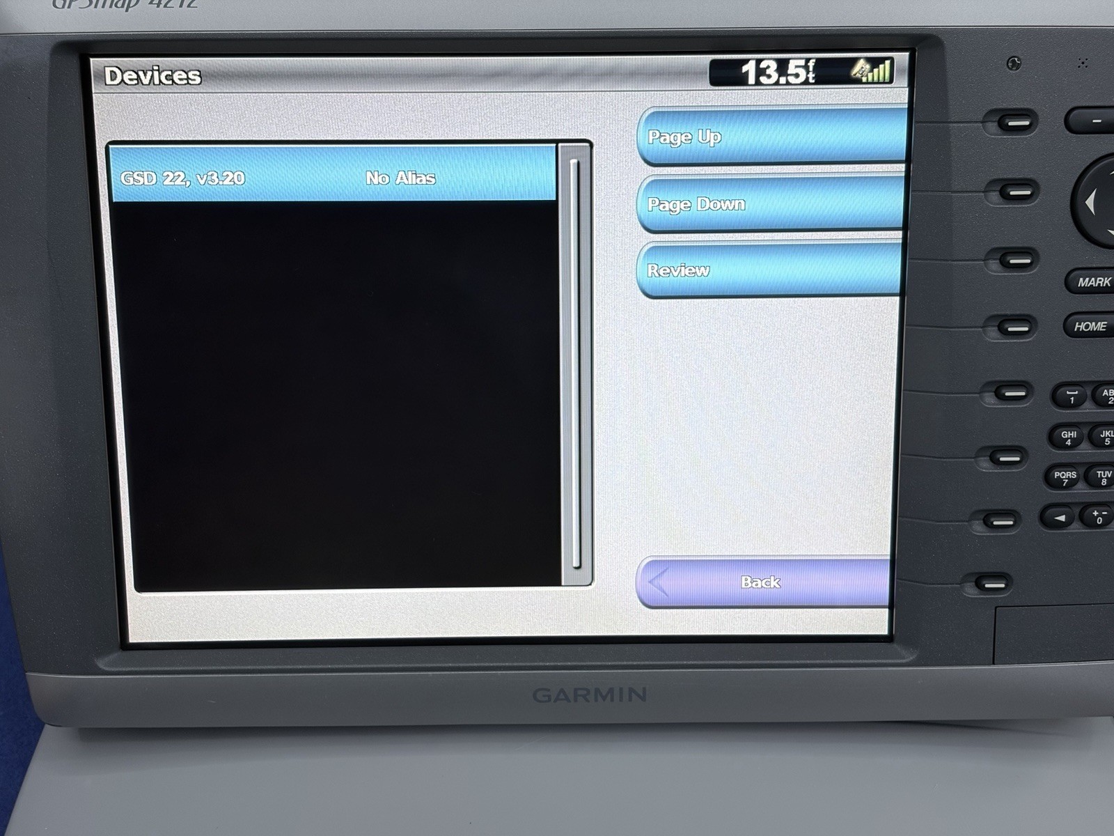 Garmin GPSmap 4212 GPS Chartplotter Multifunction Display W/ Cover- VERY CLEAN!