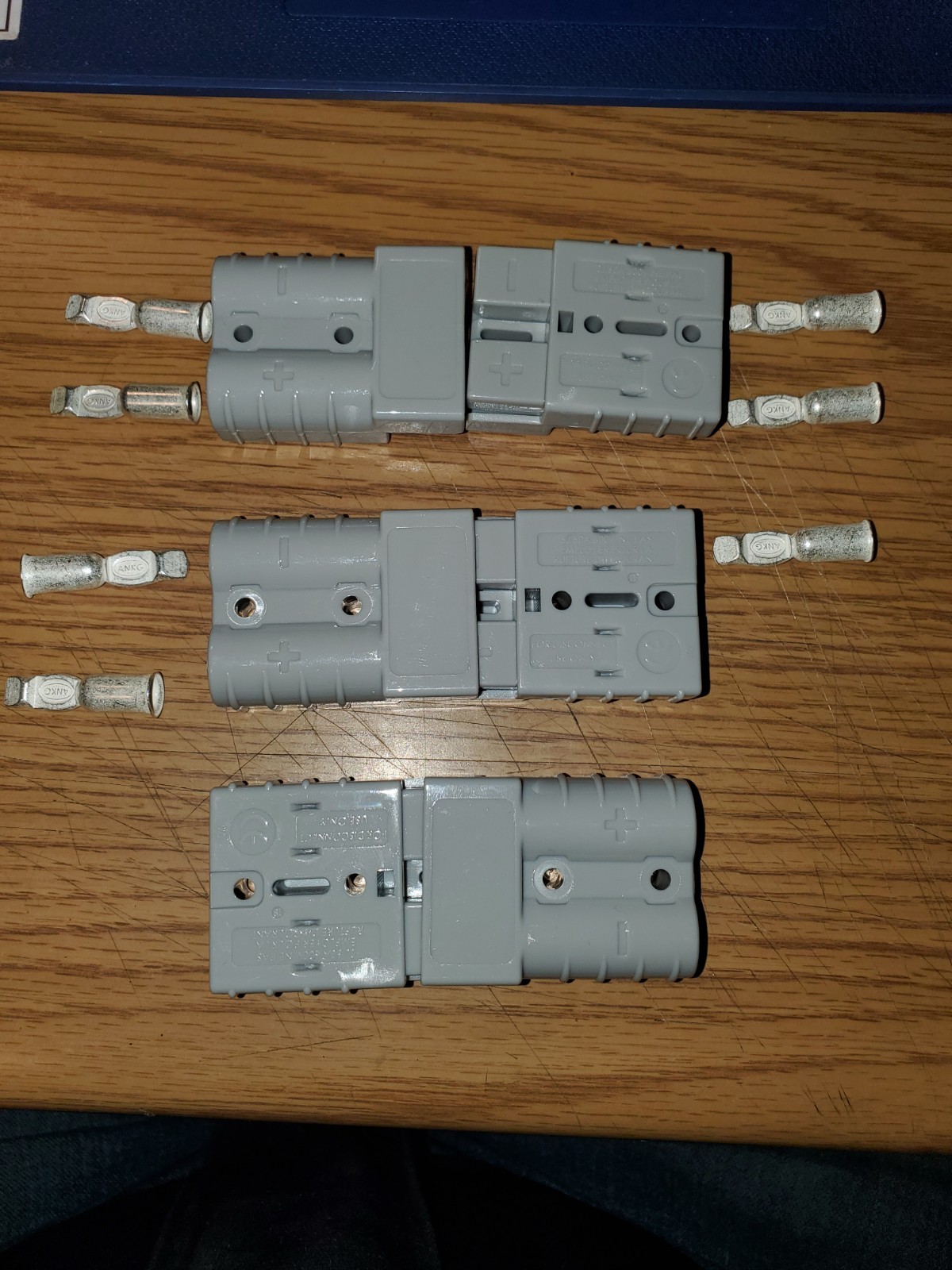 50 Amp Battery Quick Connect Connector 6-8 Gauge 12-24 Volt