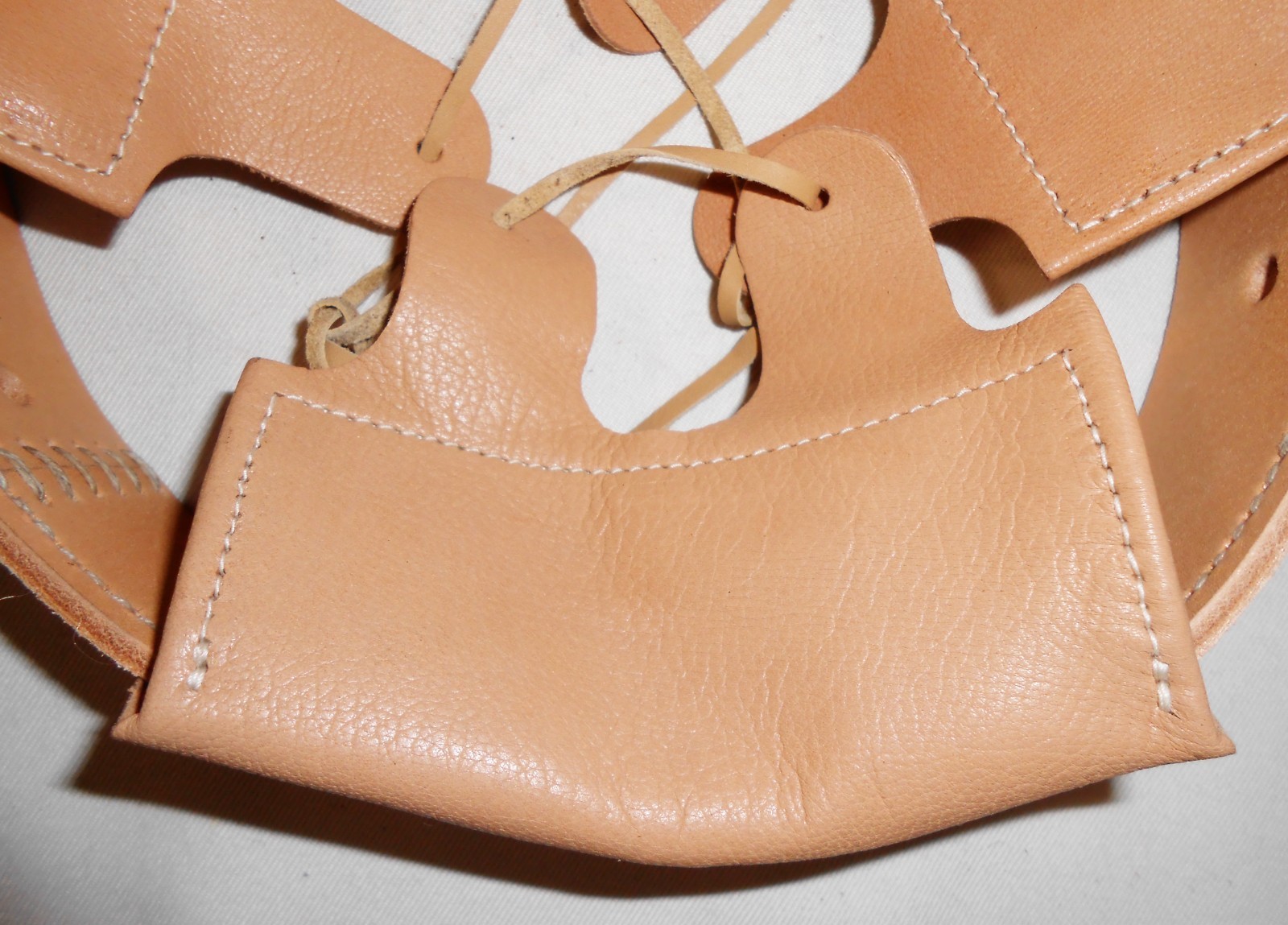 German WWI M-16 helmet leather liner size 66.