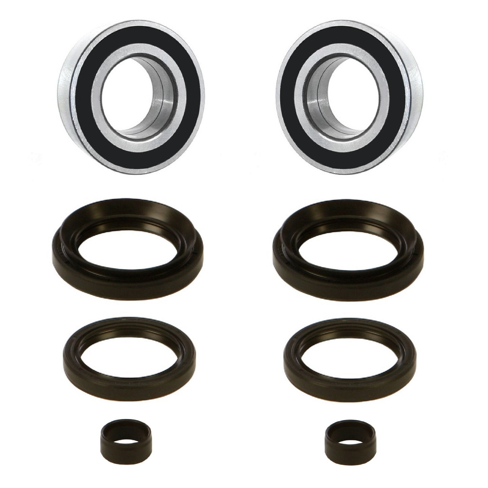 Both Front Wheel Bearing Seal Kits for 88-00 Honda TRX300FW Fourtrax 4x4