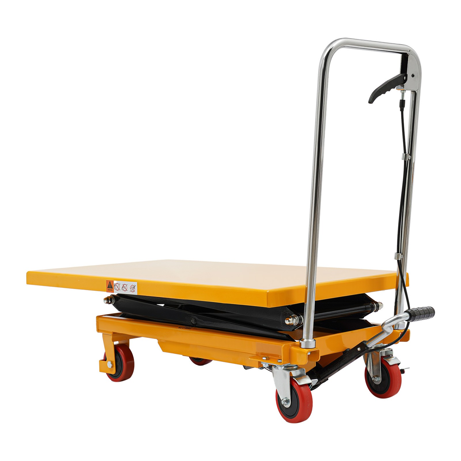 Hydraulic Material Handling Transportation Platform Lift Table 349.27kg/770lbs