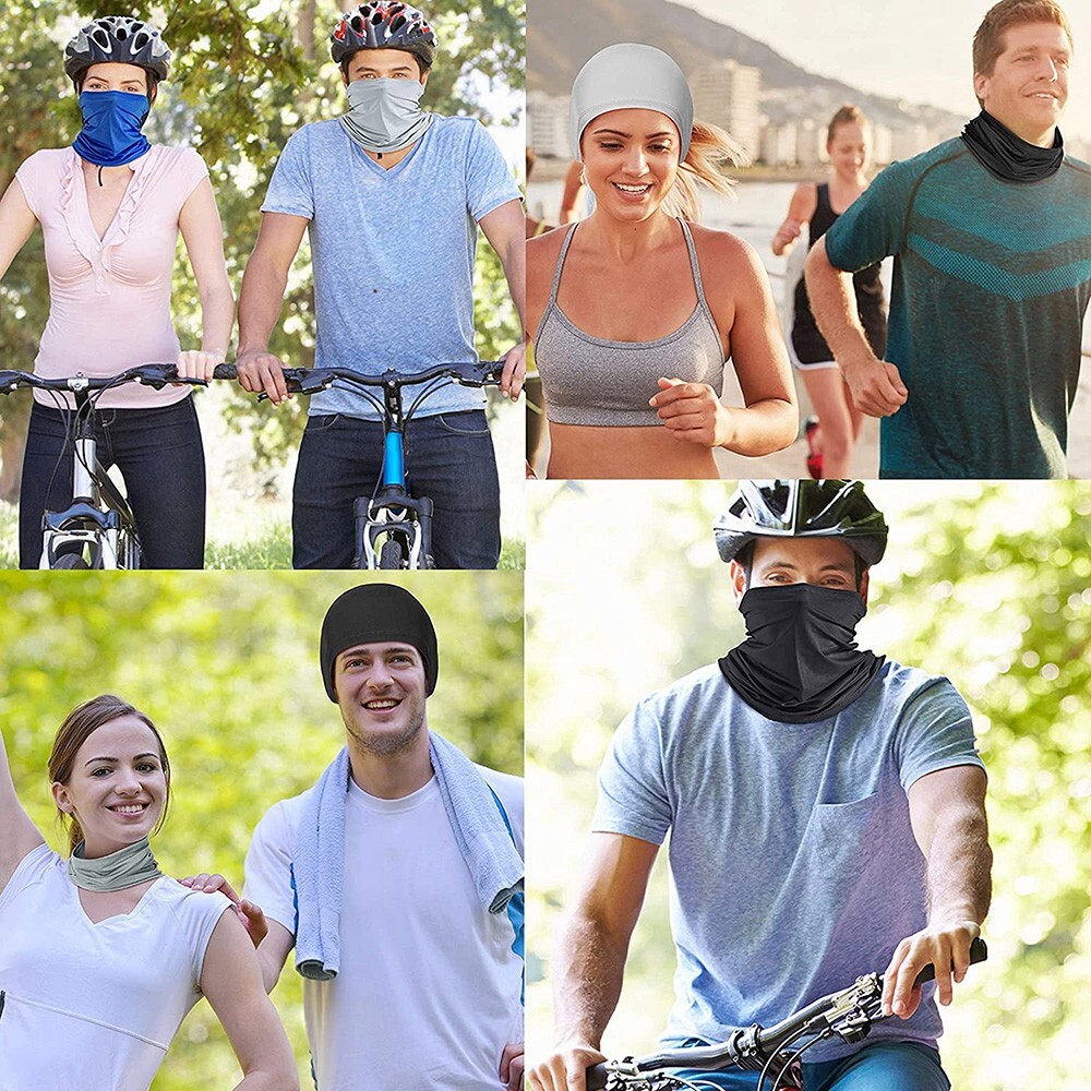 6x Winter Face Mask Sun Shield Neck Gaiter Cover Balaclava Bandana Men Women Kid