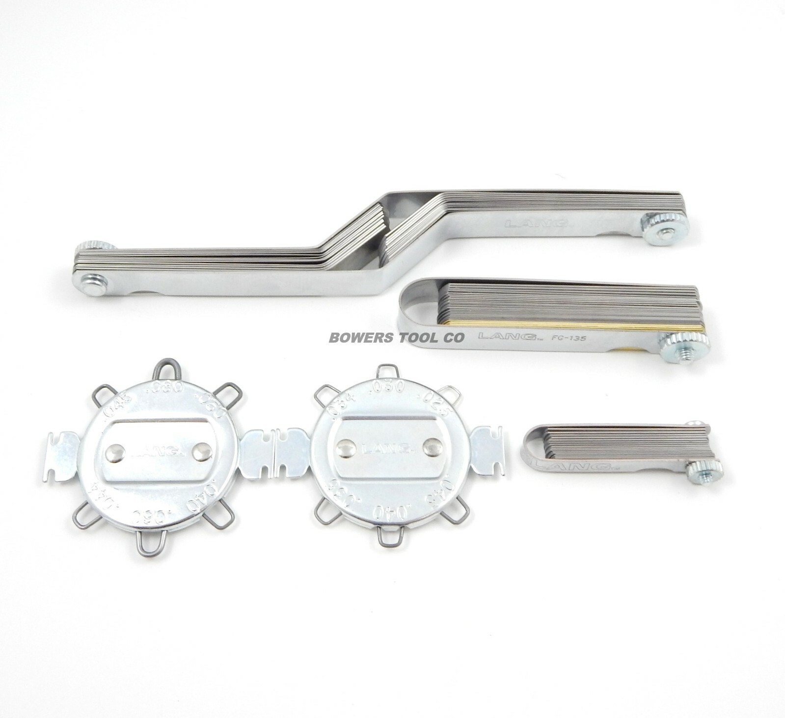 Lang 5pc Master Feeler Gauge Set for Ignition Spark Plugs Valve Tappets etc. USA