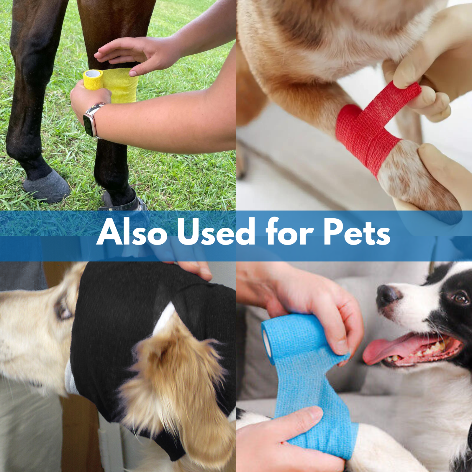 24-Rolls Self Adhesive Bandage Wrap, Vet Tape, Medical Tape (2 In x 5 Yds) Beige