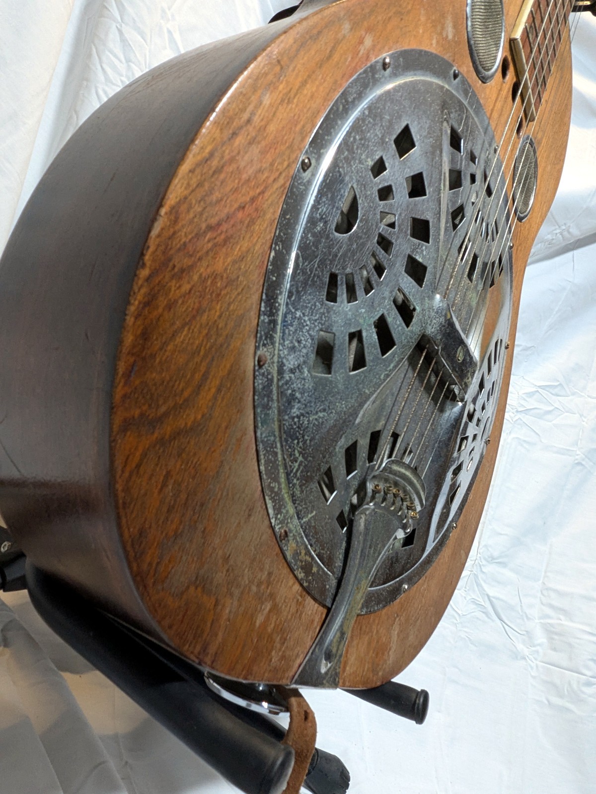 1930's Dobro Model 55 Resonator Round Neck Custom Painted Body and Case