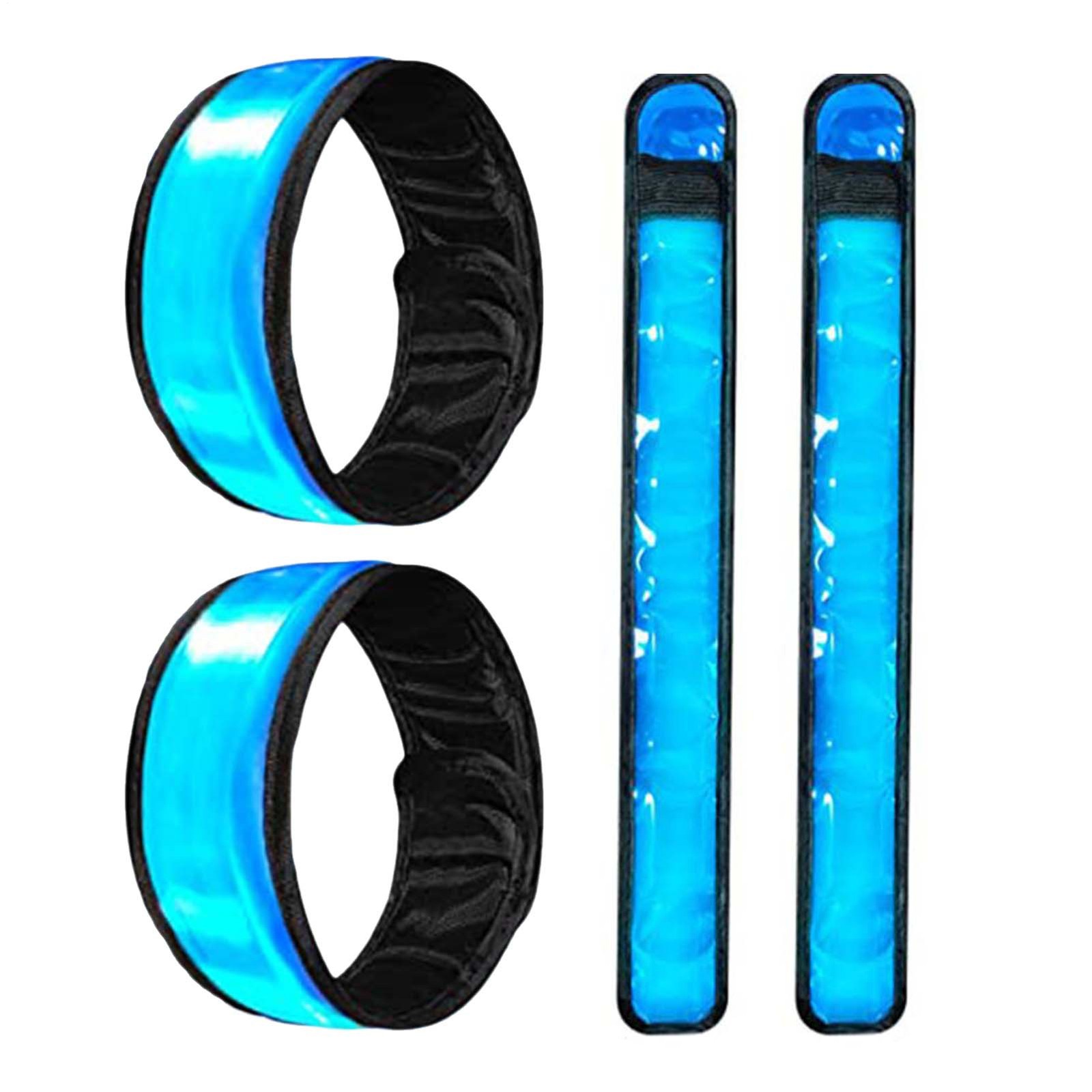 4pcs LED Horse Leg Band Reflective Animals Foot Wraps