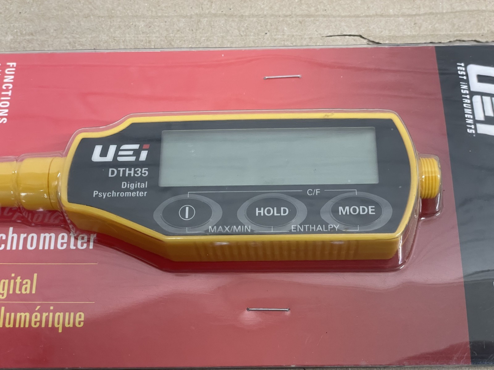 UEI TEST INSTRUMENTS DTH35 TEMPERATURE/HUMIDITY DIGITAL PSYCHROMETER Sealed