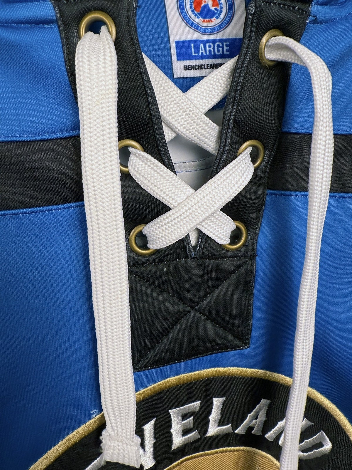 Cleveland Monsters AHL Hockey Embroidered Lace Hoodie