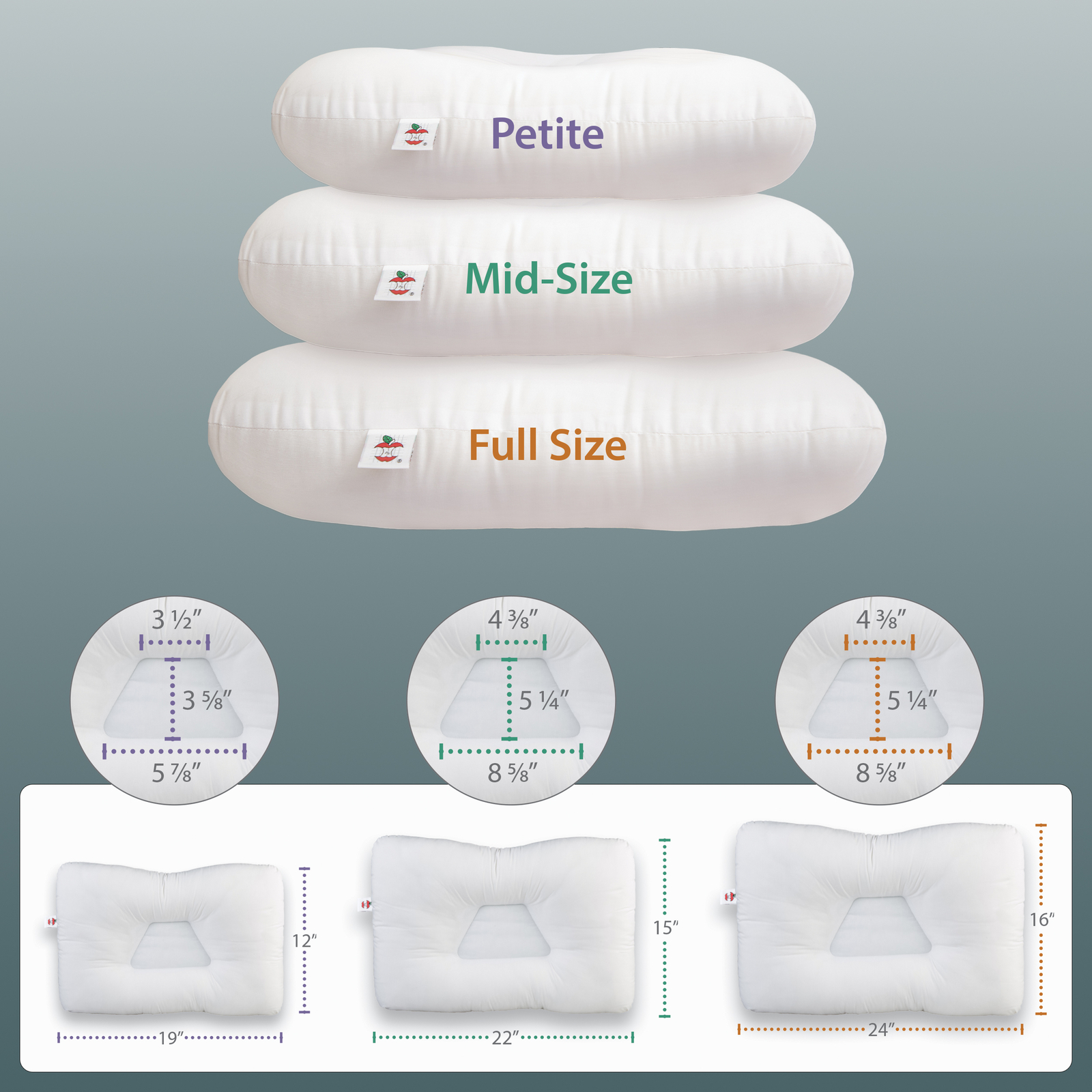 Core Products Tri-Core Cervical Orthopedic Neck Support Pillow, Helps Ease Pain